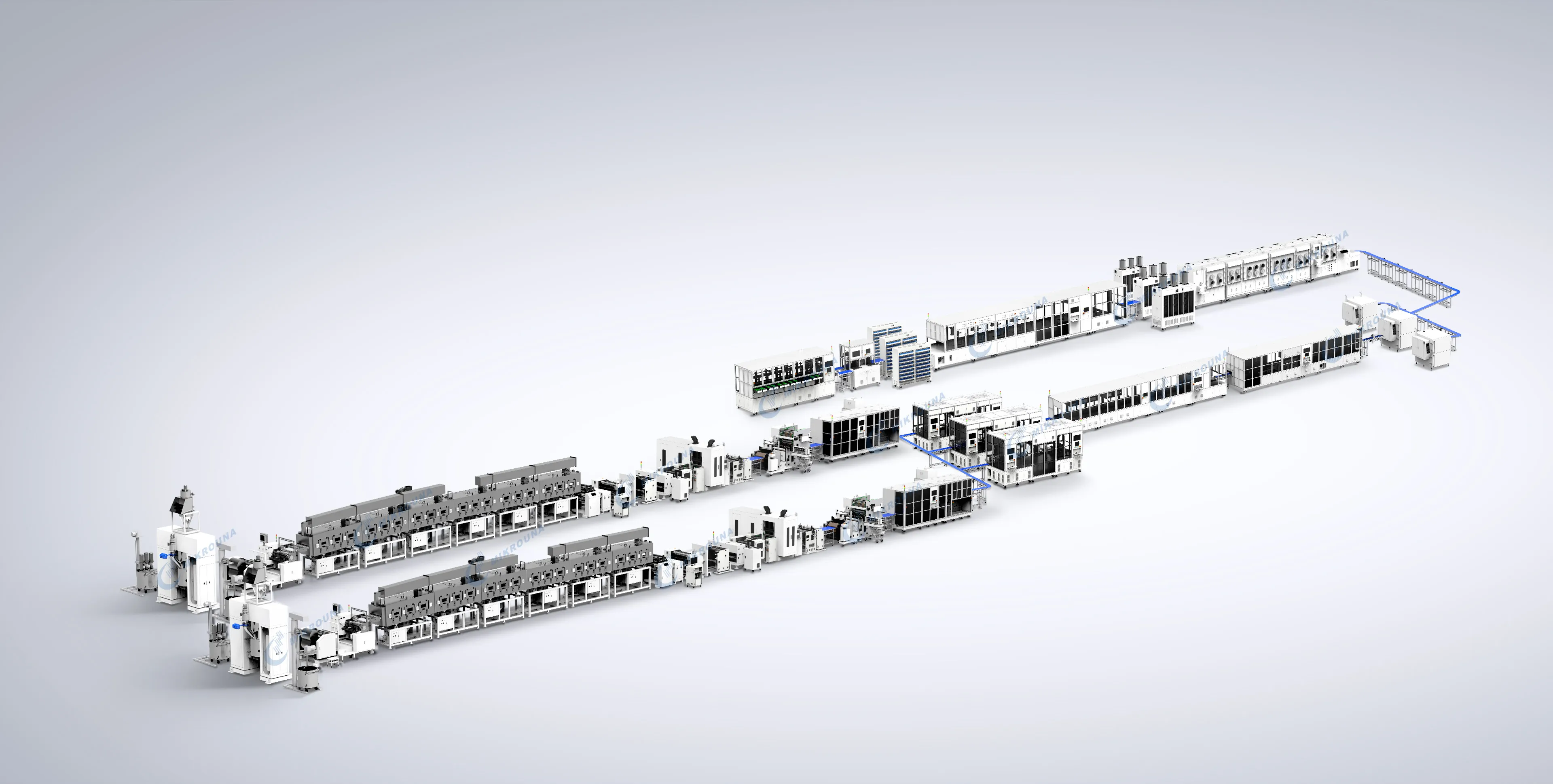 Mikrouna Automated lithium battery manufacturing line and solid-state battery pilot line solution