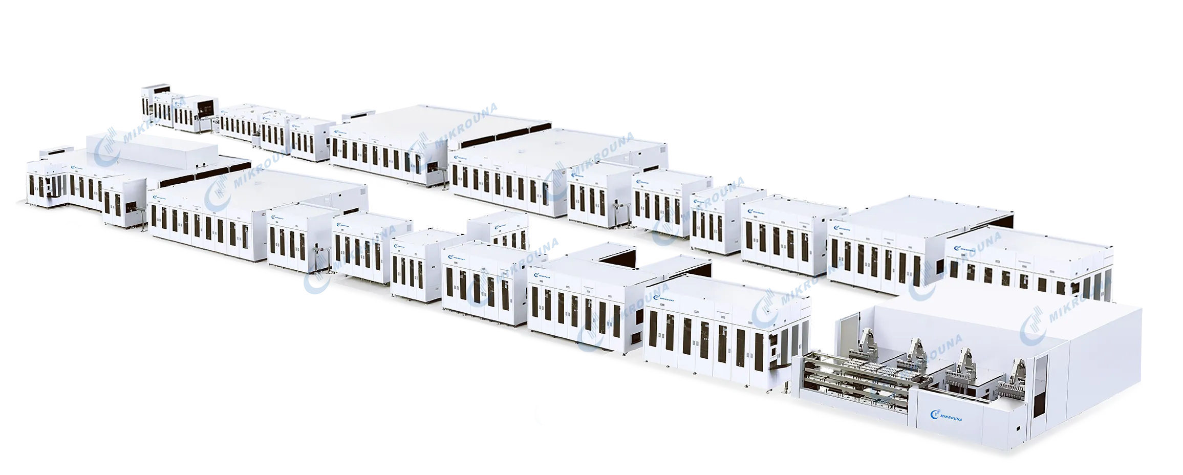 Cylindrical cell production line