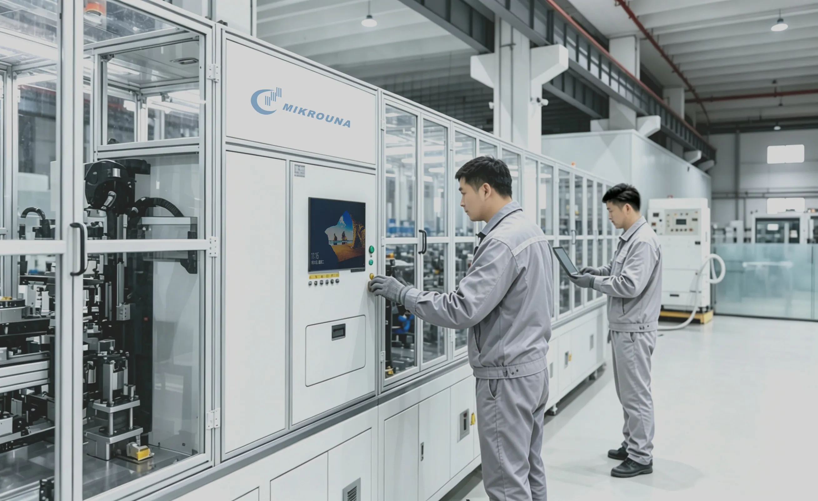 Mikrouna battery manufacturing equipment center providing turnkey design and commissioning