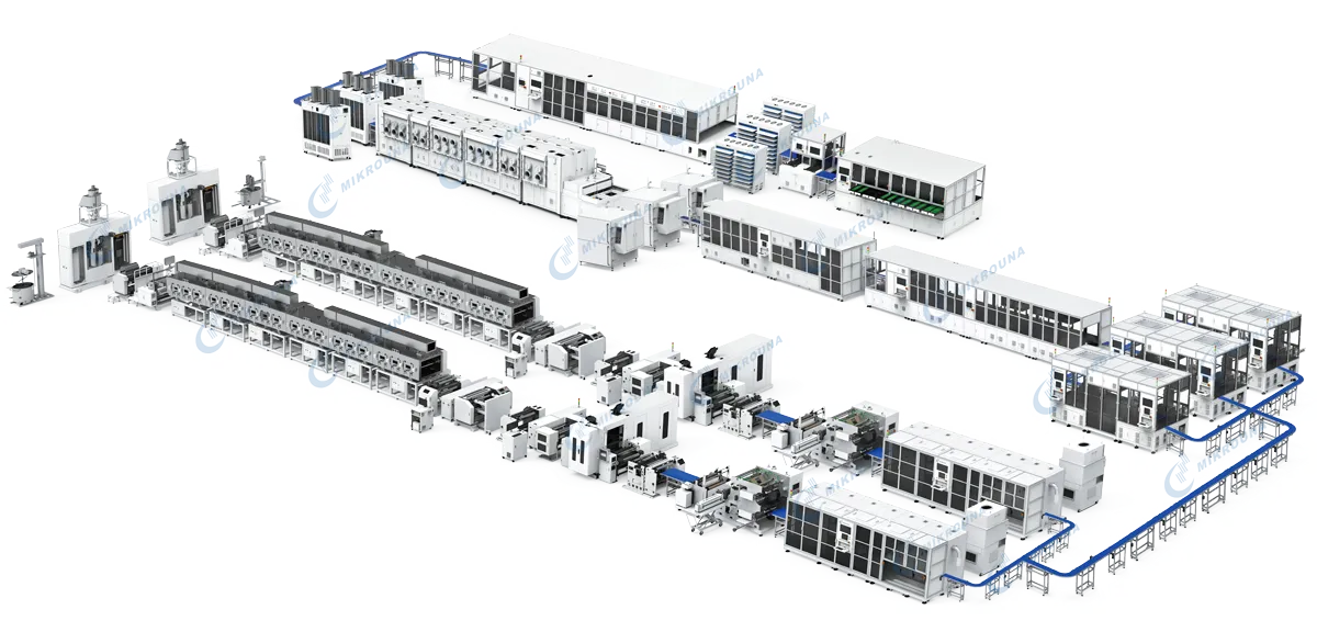 Pouch cell production line